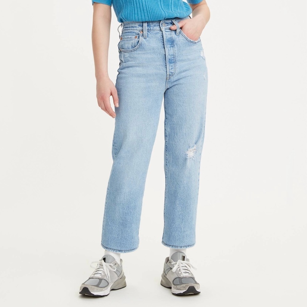 LEVI’S RIBCAGE STRAIGHT ANKLE JEANS SIZE 27 BLUE